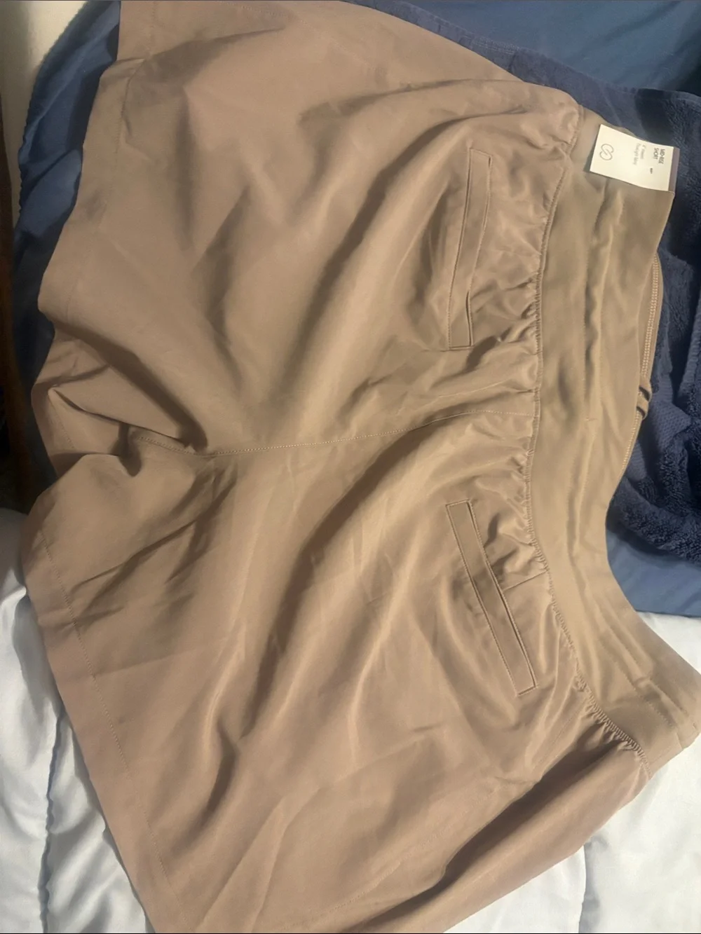CALIA by Carrie Underwood Mid-Rise Athletic Shorts - Tan